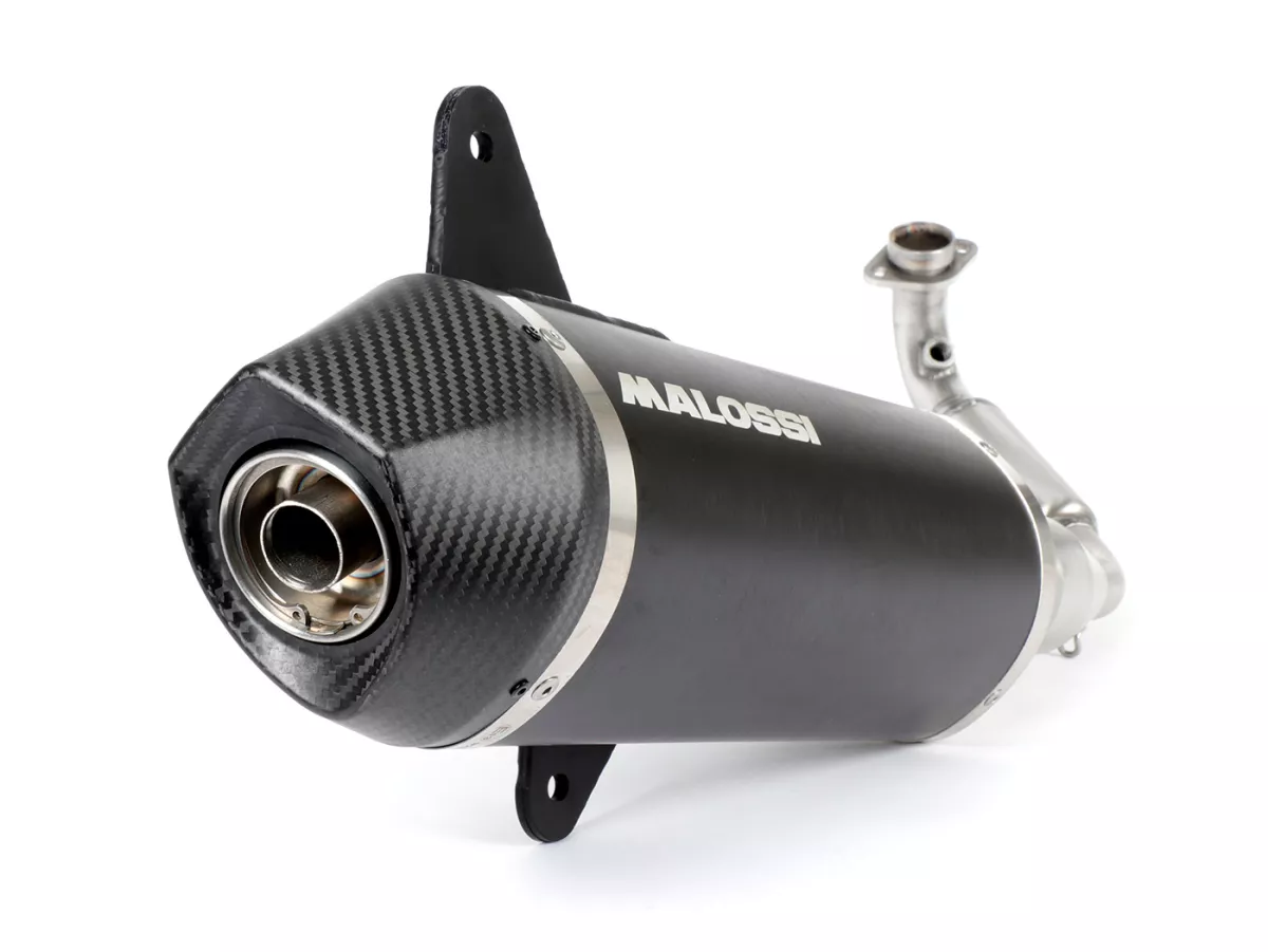 Avgas -MALOSSI RX homologerad, Black Edition- Vespa Sei Giorni, GTS, GTS Super, GTS Super Sport, Super Tech, GTS Touring, GTS HPE 300cc i.e. (2021-) Euro5