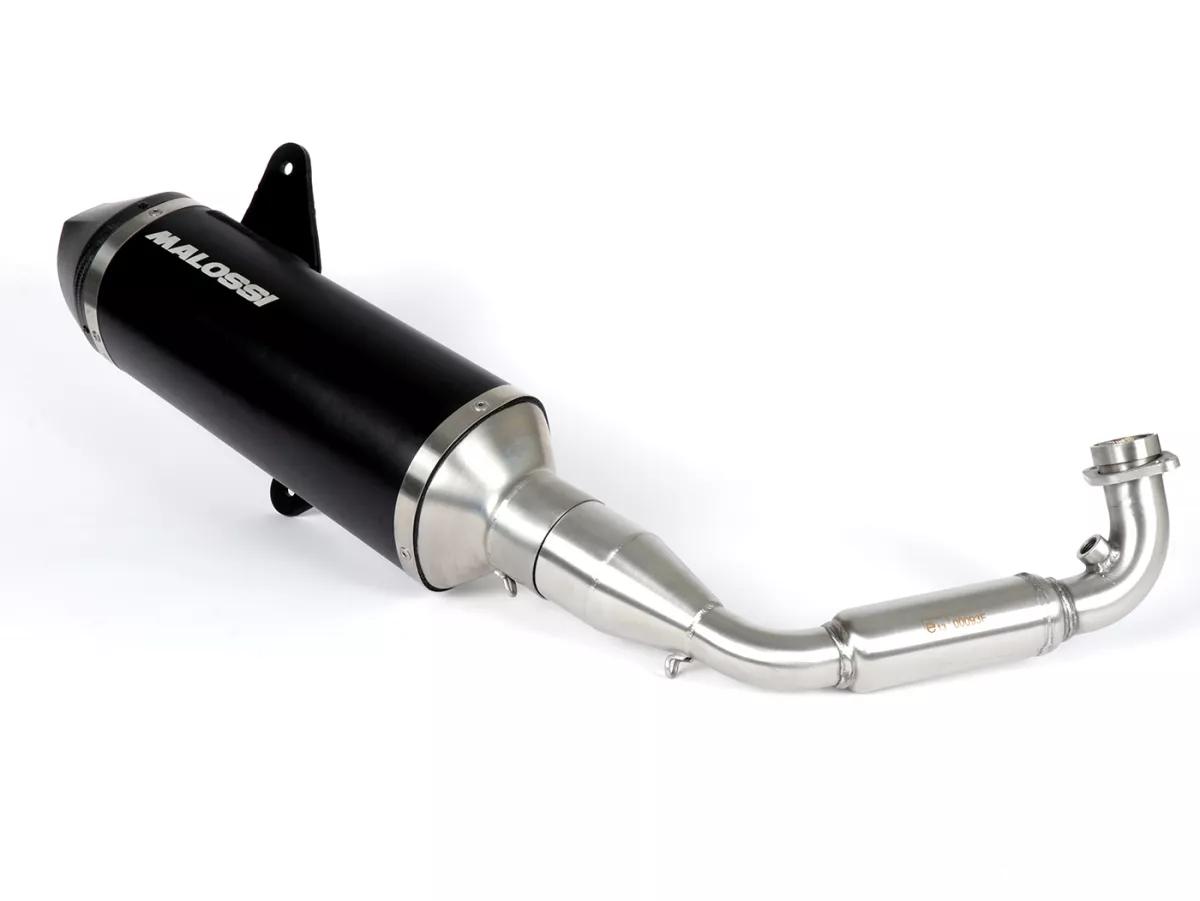 Avgas -MALOSSI RX homologerad, Black Edition- Vespa Sei Giorni, GTS, GTS Super, GTS Super Sport, Super Tech, GTS Touring, GTS HPE 300cc i.e. (2021-) Euro5