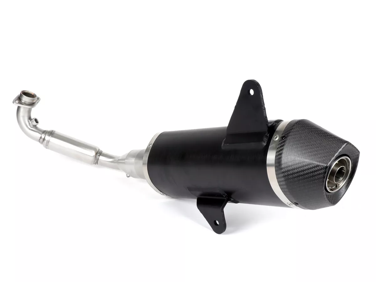 Avgas -MALOSSI RX homologerad, Black Edition- Vespa Sei Giorni, GTS, GTS Super, GTS Super Sport, Super Tech, GTS Touring, GTS HPE 300cc i.e. (2021-) Euro5