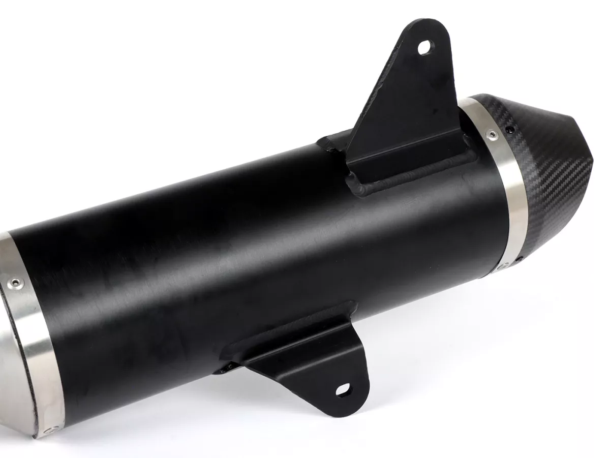 Avgas -MALOSSI RX homologerad, Black Edition- Vespa Sei Giorni, GTS, GTS Super, GTS Super Sport, Super Tech, GTS Touring, GTS HPE 300cc i.e. (2021-) Euro5
