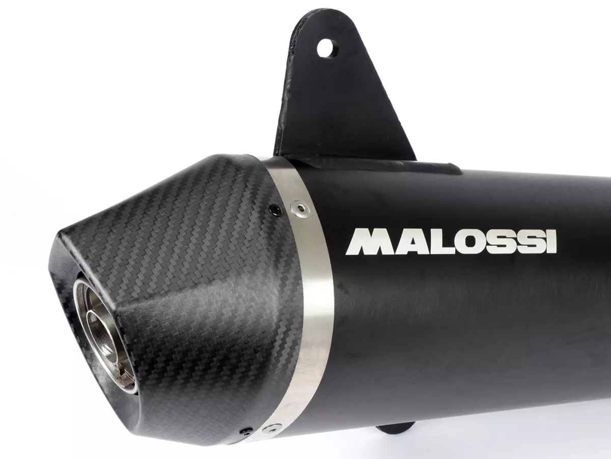 Avgas -MALOSSI RX homologerad, Black Edition- Vespa Sei Giorni, GTS, GTS Super, GTS Super Sport, Super Tech, GTS Touring, GTS HPE 300cc i.e. (2021-) Euro5
