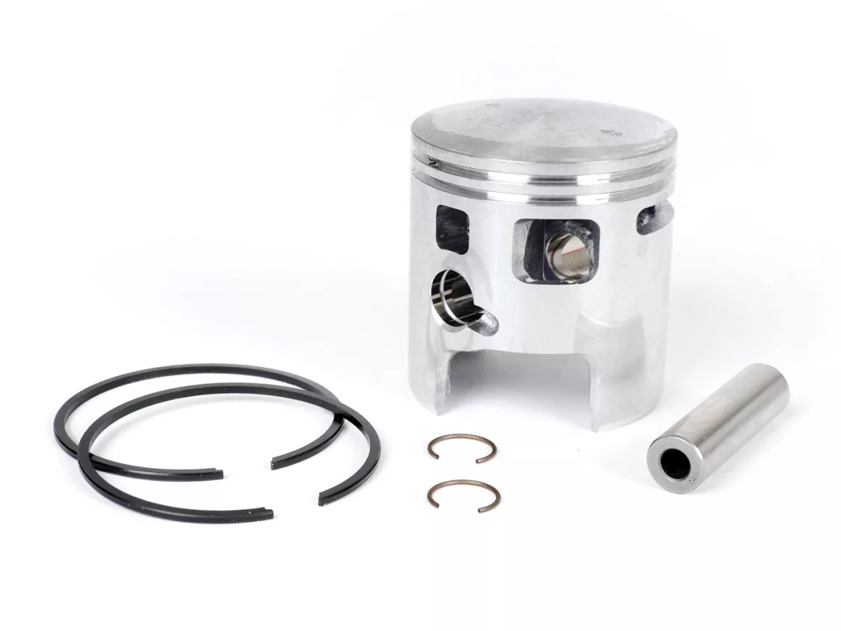 Pistone -MALOSSI- Ø46,5 A Piaggio Ciao, Si, Bravo, Boxer Pistone 10mm