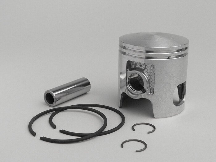 Piston -MALOSSI- Minarelli (12mm), Piaggio 70cc, Vespa V50/PK 75cc - 47.0mm