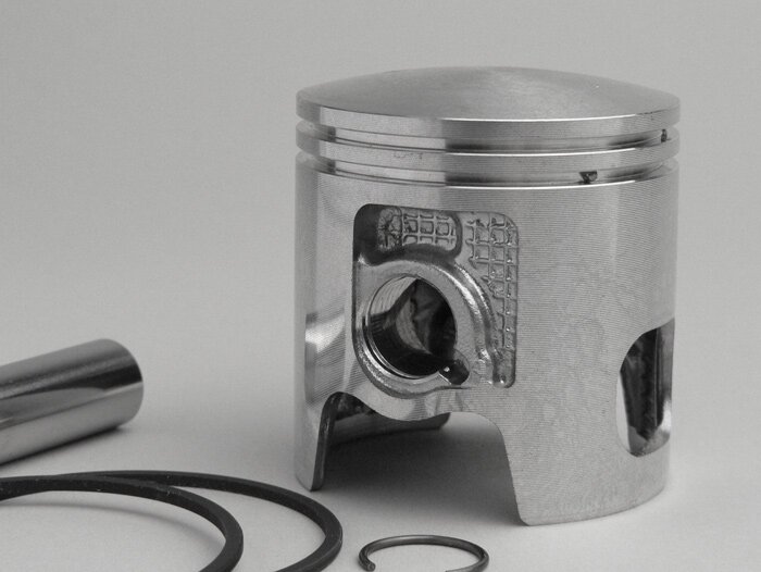 Piston -MALOSSI- Minarelli (12mm), Piaggio 70cc, Vespa V50/PK 75cc - 47.0mm
