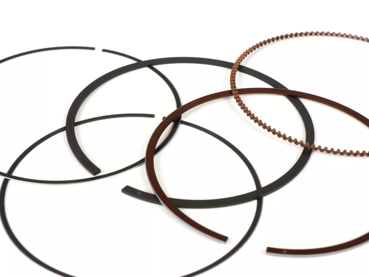 Aros de pistón -MALOSSI- Piaggio Leader, Quasar LC 218, 270, 282 ccm -Ø75.5mm (se adapta a M3113958, M3114700, M3113955)
