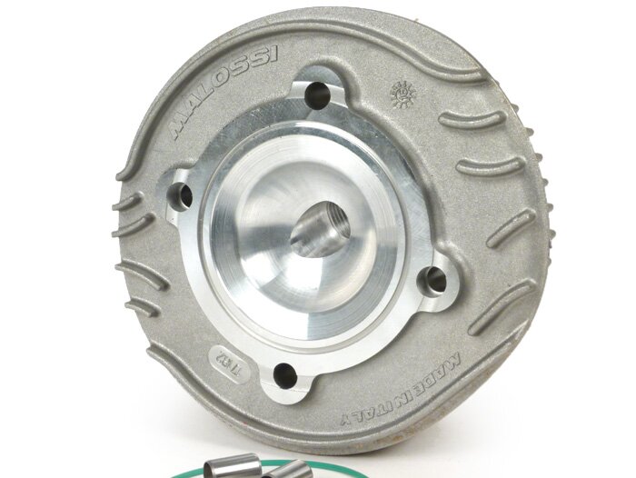 Cylinder head -MALOSSI 139/166 cc MK3- Vespa PX80, PX125, PX150 - 166 cc, GT125 (VNL2T), GTR125 (VNL2T), TS125 (VNL3T), Sprint150 (VLB1T) - incl. O-ring