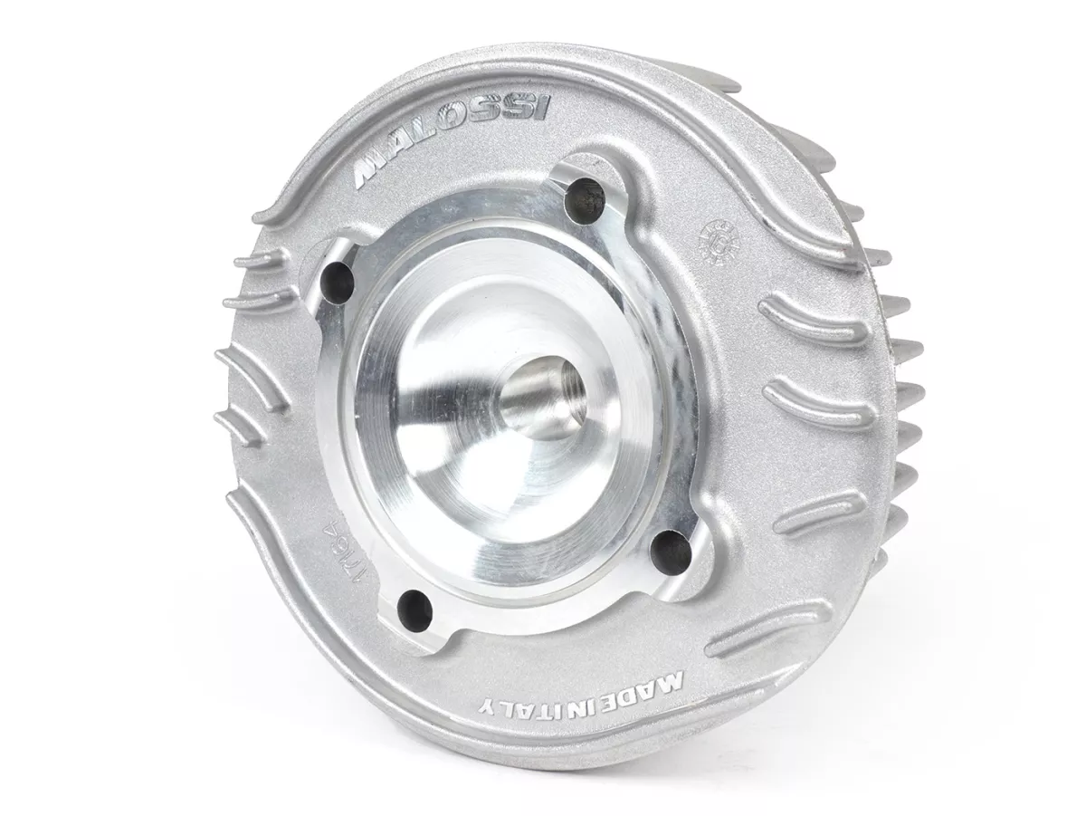 Cylinder head -MALOSSI MHR/SPORT 177/187cc alloy/cast ir- Vespa PX80, PX125, PX150 - 166 cc, GT125 (VNL2T), GTR125 (VNL2T), TS125 (VNL3T), Sprint150 (VLB1T) - incl. O-ring