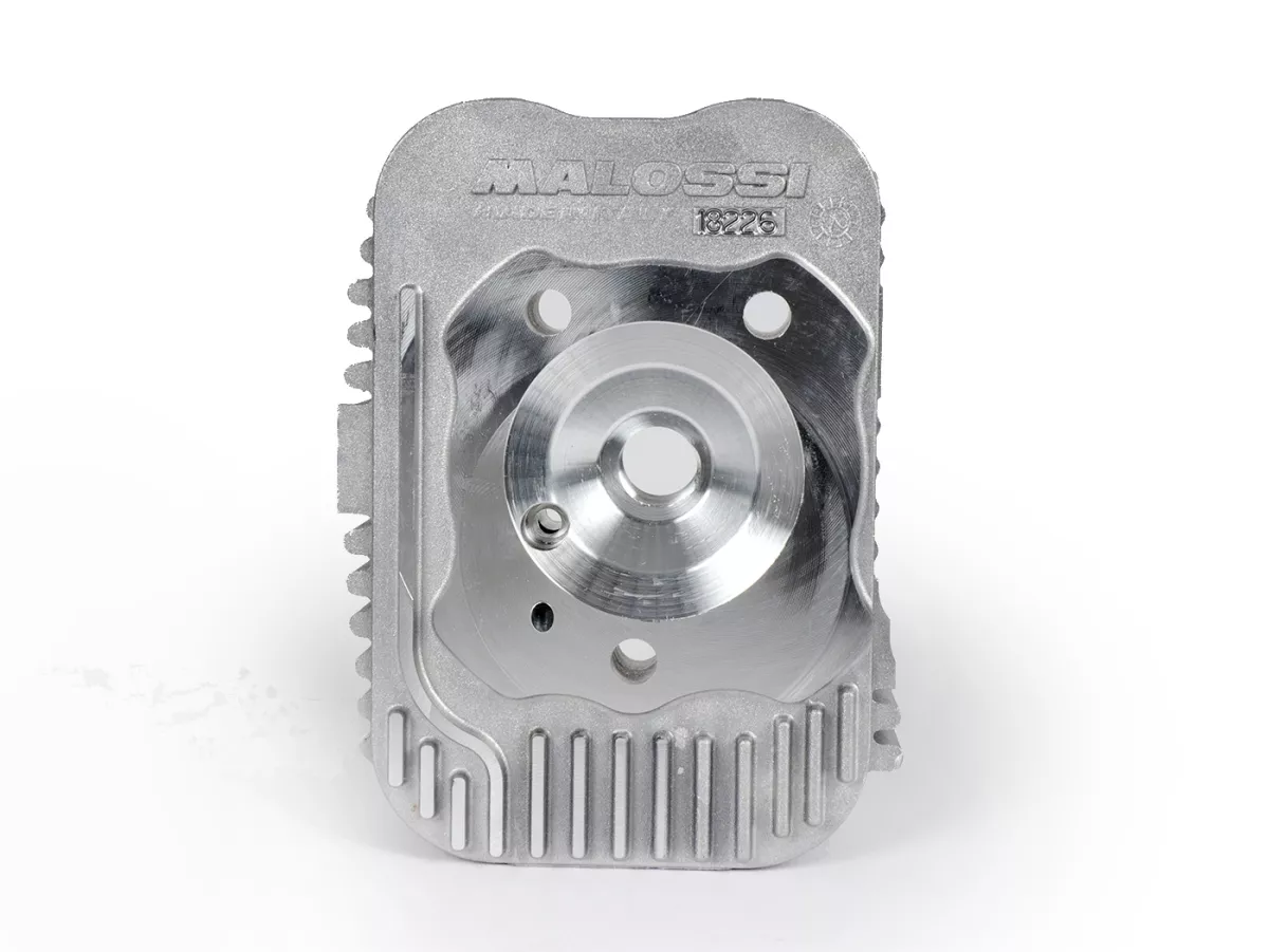 Cylinder head -MALOSSI- CVF Ø47mm- Piaggio Ciao, Bravo, Si, Boxer ( Central spark plug )