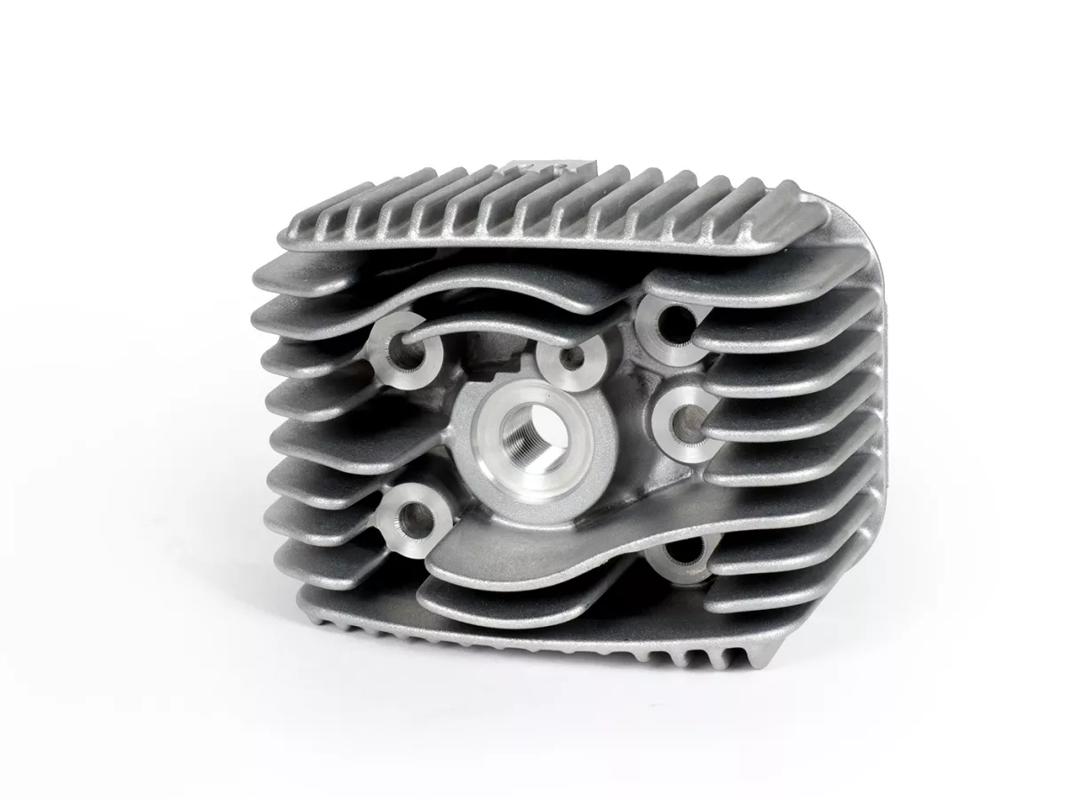 Cylinder head -MALOSSI- CVF Ø47mm- Piaggio Ciao, Bravo, Si, Boxer ( Central spark plug )
