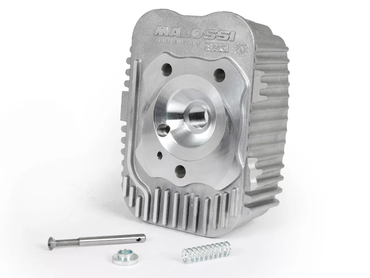 Cylinder head -MALOSSI- CVF Ø47mm- Piaggio Ciao, Bravo, Si, Boxer ( Central spark plug )
