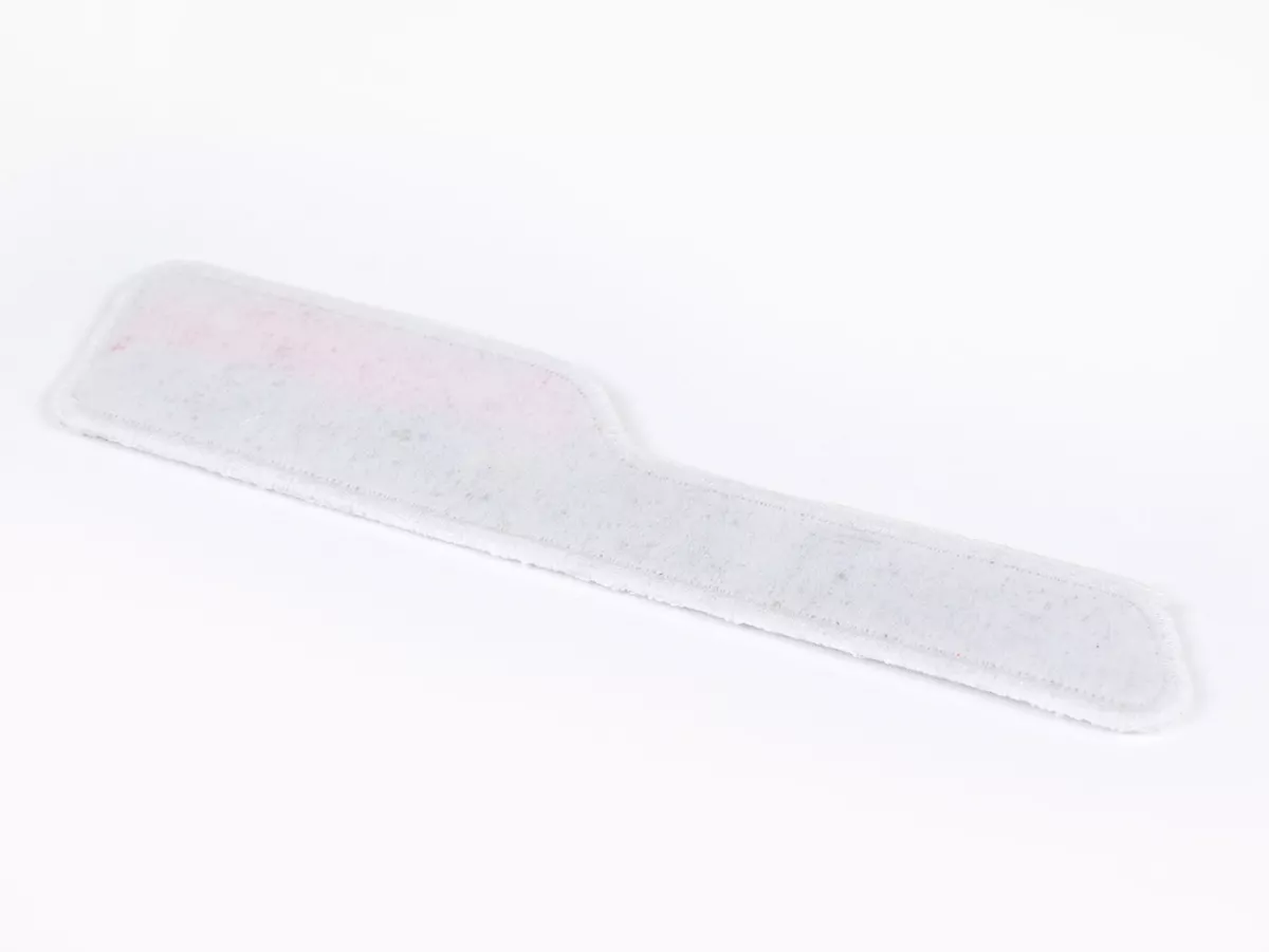 Parche -MALOSSI- Letras MALOSSI con dobladillo bordado, 12 x 3cm