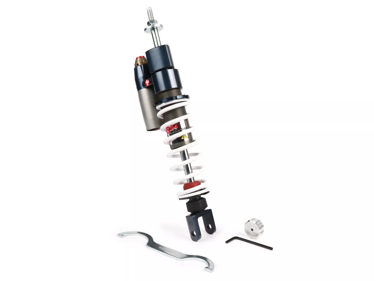 Shock absorber rear -MALOSSI RS24/10-R, 290mm- Vespa LX 50, S 50, Piaggio Quartz, ZIP SP, ET2, ET4, Sfera 50, Sfera80, Sfera RST 50, SKR 125, SKR150