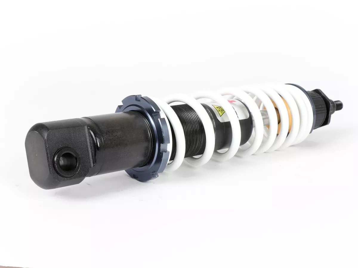 Amortisseur avant -MALOSSI RS24, 275mm (type de pièce jointe : oeil)- Vespa GTS 125-300 (2014-2016), Primavera 125-150 (2014-2017), Primavera 50 2T/4T Euro2 (2013-2017), Sprint 125-150 (2014-2015), Sprint 50 2T/4T Euro2 (2014-2017)