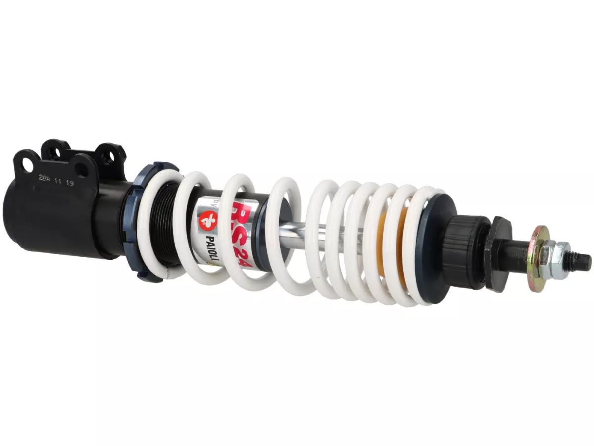 Schokdemper voor -MALOSSI RS24, 227mm- VESPA 125-300cc, Sei Giorni, 946, GT, GTL, GTV, GTS, GTS Super, GTS Super Sport, GTS Touring, Pimavera, Sprint