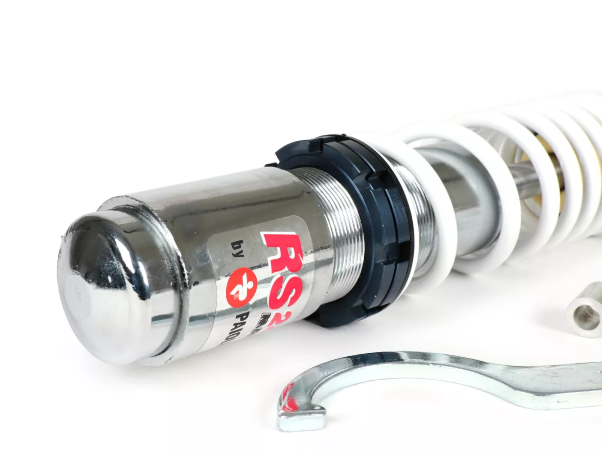 Shock absorber front -MALOSSI RS24, 210mm- Vespa PK S-XL, ET2, ET4, LX, LXV, S, Piaggio Quartz, SKR, Sfera, Sfera RST, Zip SP, Zip (since 2000)