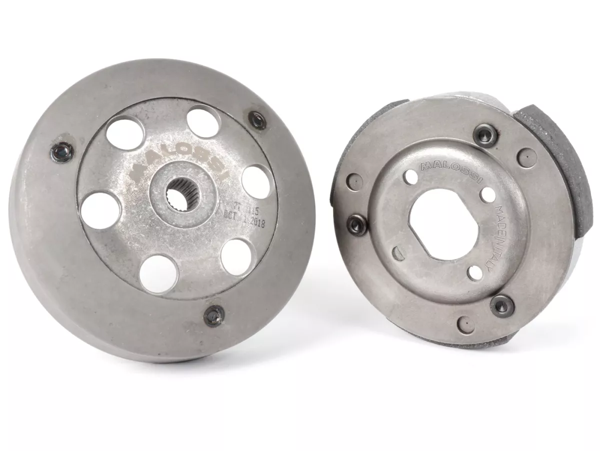 Set kopling -Kopling Sistem Terbang MALOSSI Ø107mm- GILERA/PIAGGIO/VESPA/PEUGEOT/KYMCO/SYM/HONDA/GY6 50cc 2T/4T AC /LC
