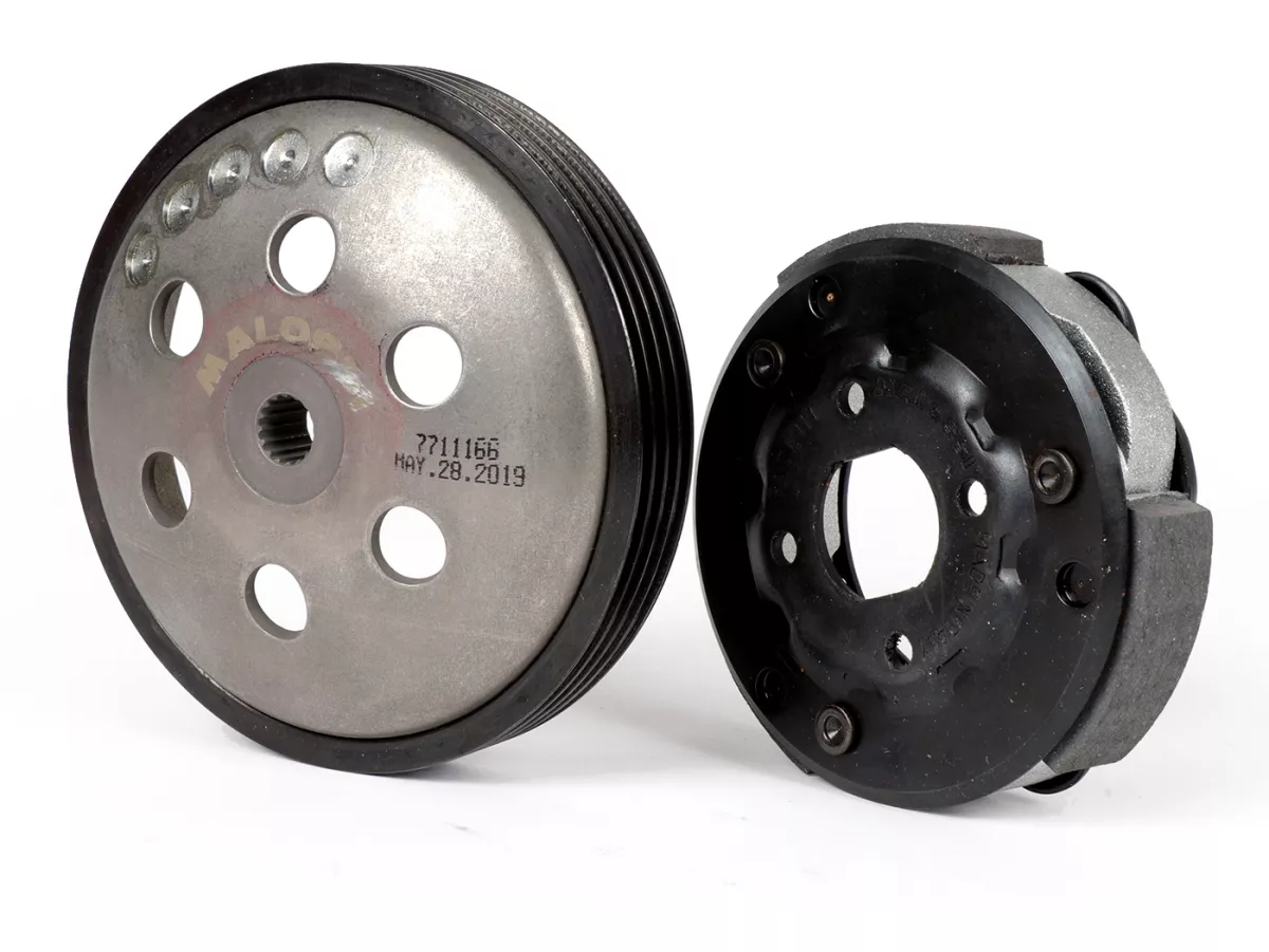 Kit embrayage -MALOSSI Delta System Clutch Ø107mm- Minarelli vertical/horizontal 50cc 2T AC /LC, Minarelli 50cc 4T