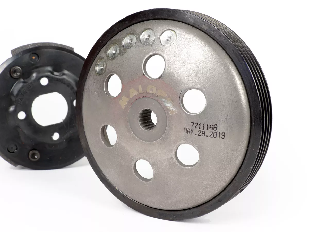 Kit embrayage -MALOSSI Delta System Clutch Ø107mm- Minarelli vertical/horizontal 50cc 2T AC /LC, Minarelli 50cc 4T