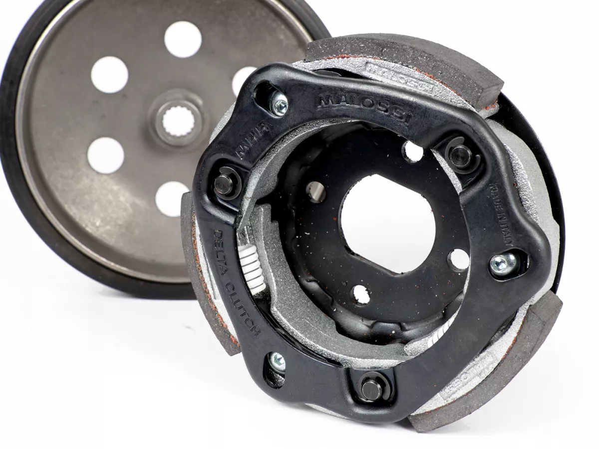 Kit embrayage -MALOSSI Delta System Clutch Ø107mm- Minarelli vertical/horizontal 50cc 2T AC /LC, Minarelli 50cc 4T
