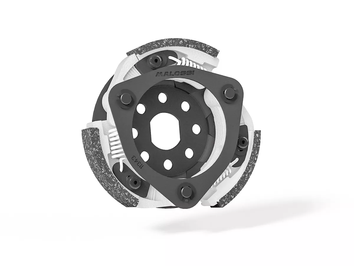 Koppling -MALOSSI Delta Clutch Ø 134mm- 125-150cc dvs. 4T, PIAGGIO New Fly. Liberty, Medley, VESPA 946, GTS, GTS Super, LX, Primavera, S, Sprint