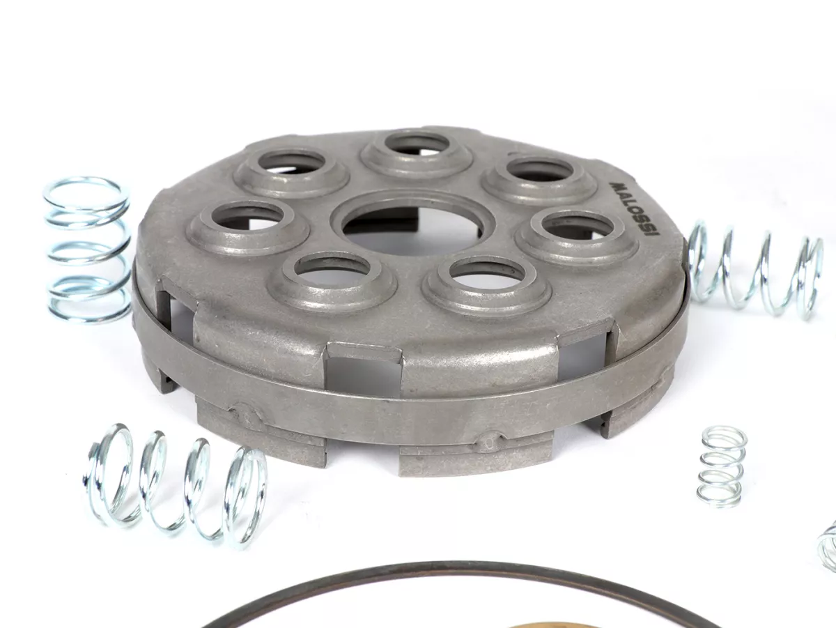 Embrague -MALOSSI Power Up Clutch Ø109.5mm Vespa tipo 7 muelles (Rally200, PX200, T5 125cc)- 4 discos (completo)