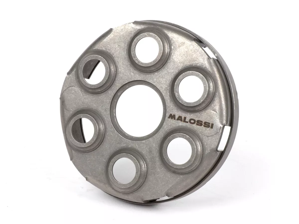 Embrayage -MALOSSI Power Up Clutch Ø98,5mm Vespa type 6 ressorts (PX80, PX125, PX150)- 4 disques (complet)
