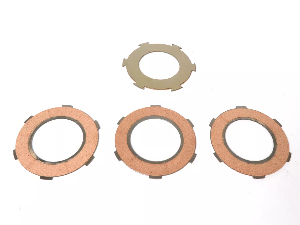 Embrayage -MALOSSI Power Up Clutch Ø98,5mm Vespa type 6 ressorts (PX80, PX125, PX150)- 4 disques (complet)
