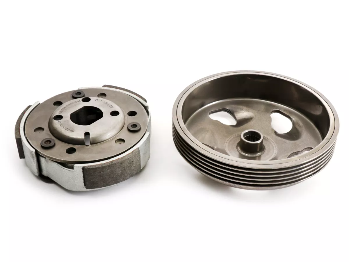 Embrague incl. campana de embrague -MALOSSI Fly System- Honda 150cc (tipo FES, NES), YAMAHA Aerox 155 NVX (2017-, Euro4), NMax 125 (-2016, Euro3, E353E), NMax 125 (2017-, Euro4, E3X7E), NMax 155 (-2016, Euro3), NMax 155 (2017-, Euro4), Tricity 125 (2017-,