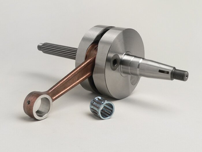 Cigüeñal -MALOSSI MHR, carrera 52mm, biela 105mm (std), Ø=90mm carrillos- Piaggio Maxi 2 tiempos- Piaggio Hexagon 125EX, 150EX, 125LX, 180LXT, SKR125, SKR150, TPH125, Skipper125, Skipper150, Gilera Runner 125FX, 180FXR, Italjet Dragster 125, 180, Aprilia
