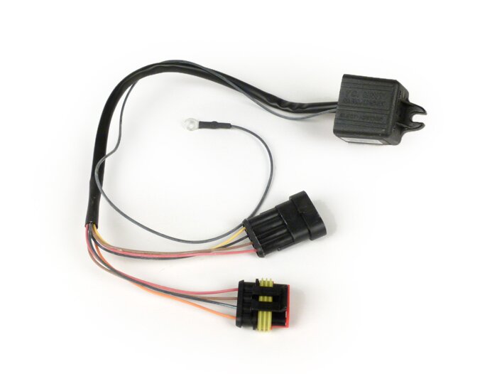 Emulador Lambda -MALOSSI TC Unidad Controlador O2- Piaggio Quasar/HPE 250/300 LC es decir, Aprilia SCARABEO Light 250 ie 4T LC 2007->, Aprilia SPORTCITY 250 ie 4T LC euro 3 (PIAGGIO M288M), Derbi RAMBLA 250 ie 4T LC euro 3, Gilera NEXUS 250 ie 4T LC eu
