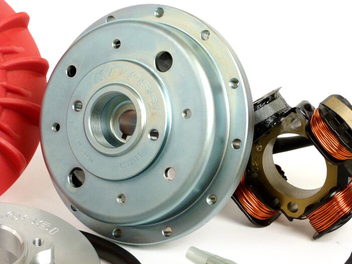 Ignition -MALOSSI VesPower MK2- Vespa V50, V90, PV125, ET3, PK S (cone 19mm) - models w/o brake light