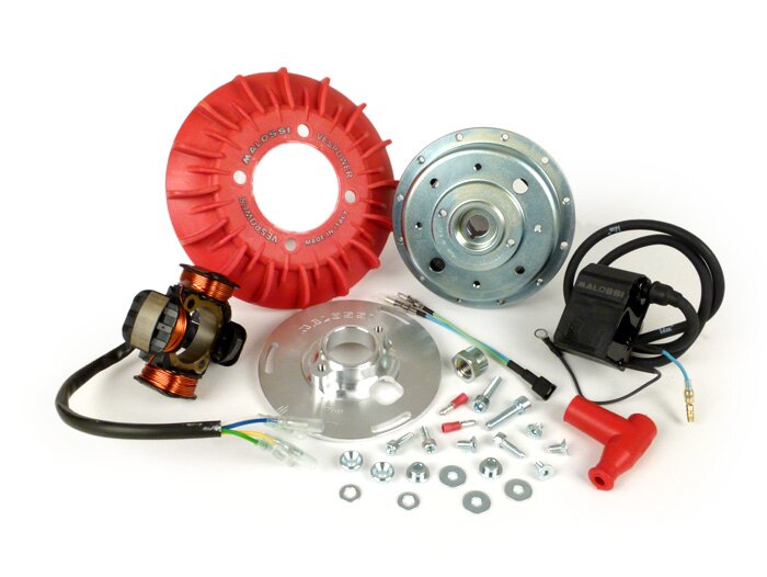 Encendido -MALOSSI VesPower MK2- Vespa PX - Momento de inercia 28 kg/cm² (1200gr.)