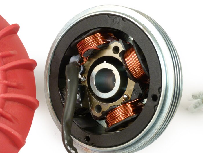 Encendido -MALOSSI VesPower MK2- Vespa PX - Momento de inercia 17 kg/cm² (900gr.)