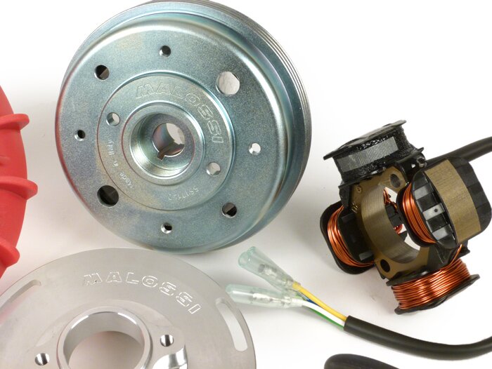 Encendido -MALOSSI VesPower MK2- Vespa PX - Momento de inercia 17 kg/cm² (900gr.)