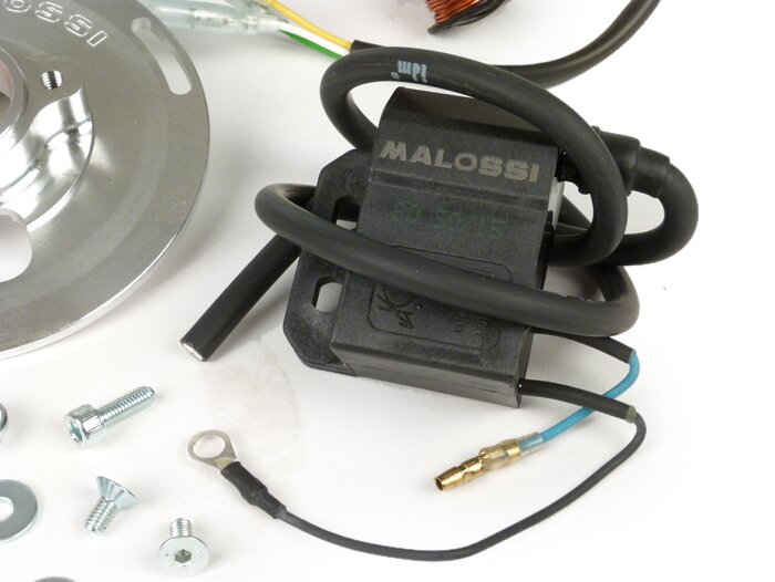 Encendido -MALOSSI VesPower MK2- Vespa PX - Momento de inercia 17 kg/cm² (900gr.)