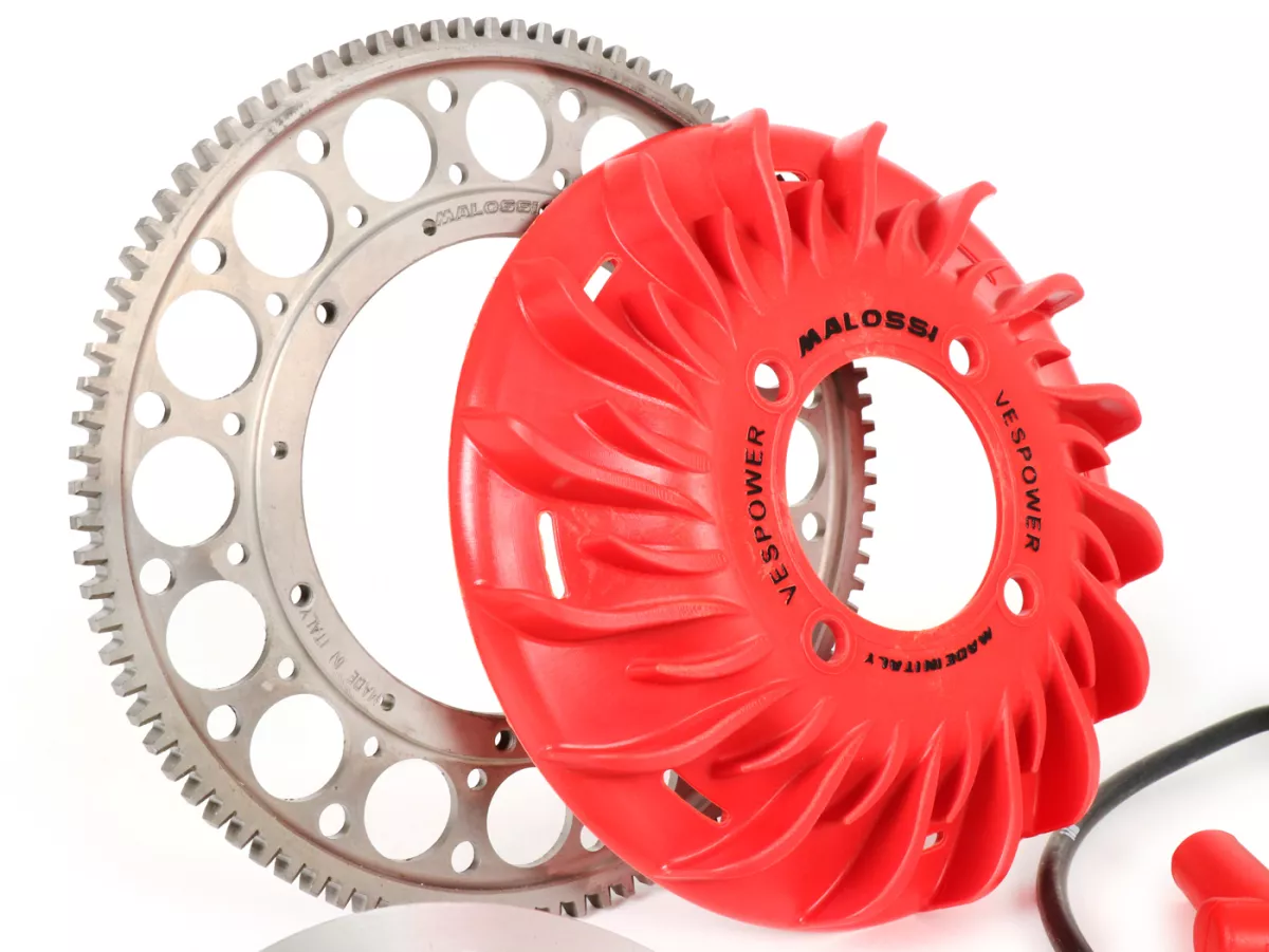 Ignition -MALOSSI VesPower MK2- Vespa PX Elestart- moment of inertia 28 kg/cm² (1200gr.)