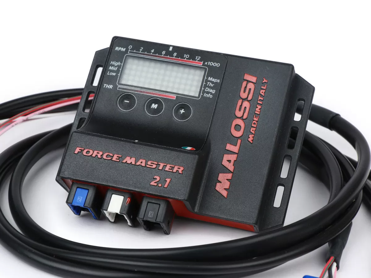 Unidad de control del sistema de inyección -MALOSSI Forcemaster2.1- Vespa Sprint IGET 125-150 Euro 5, Primavera IGET 125-150 Euro 5, Piaggio Liberty IGET 125-150 Euro 5