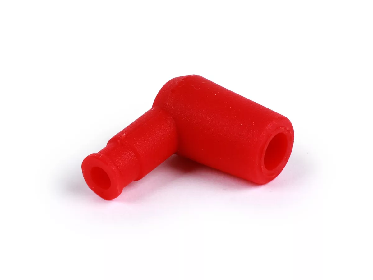 Spark plug connector -MALOSSI- Silicone red - 90°