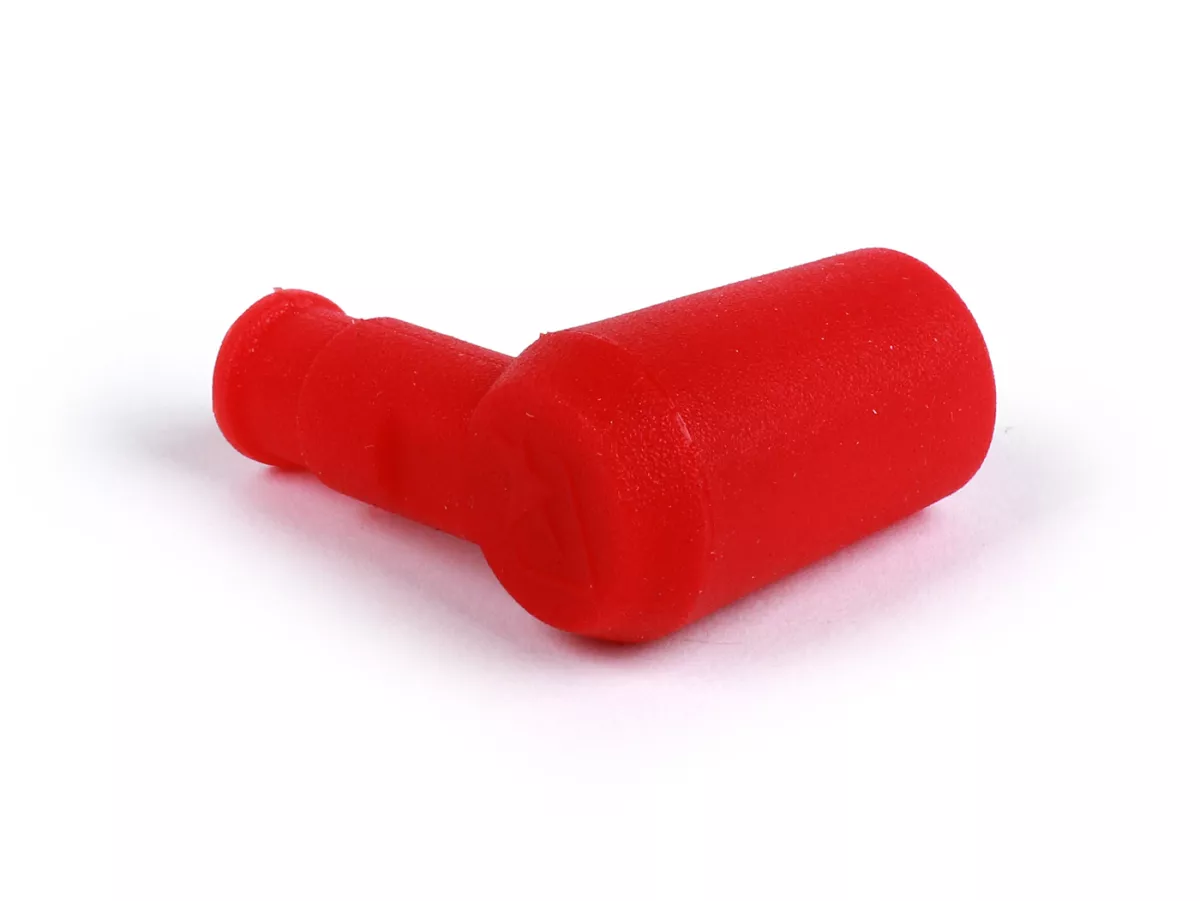 Spark plug connector -MALOSSI- Silicone red - 90°