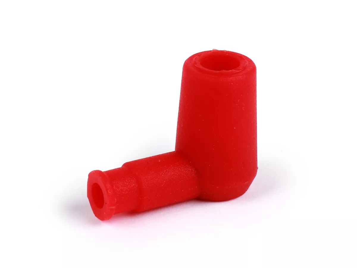 Spark plug connector -MALOSSI- Silicone red - 90°