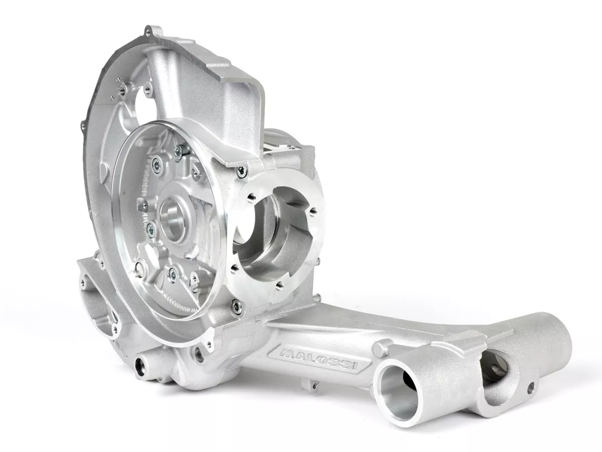Cárter motor -MALOSSI VR-One, admisión por láminas (SOLO cárter motor, sin colector de admisión, sin bloque de láminas, sin cojinetes, sin silentblocs) - Vespa PX200 Elestart