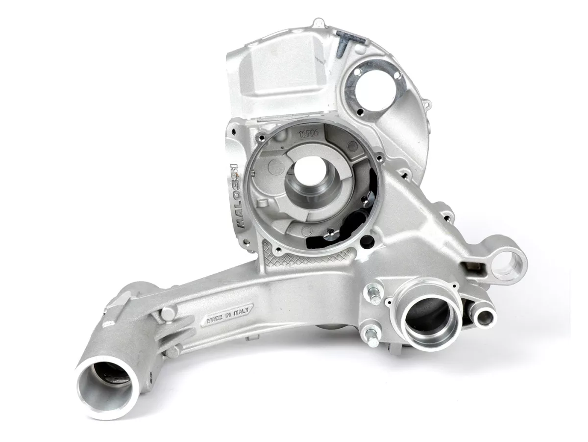 Cárter motor -MALOSSI VR-One, admisión por láminas (SOLO cárter motor, sin colector de admisión, sin bloque de láminas, sin cojinetes, sin silentblocs) - Vespa PX200 Elestart
