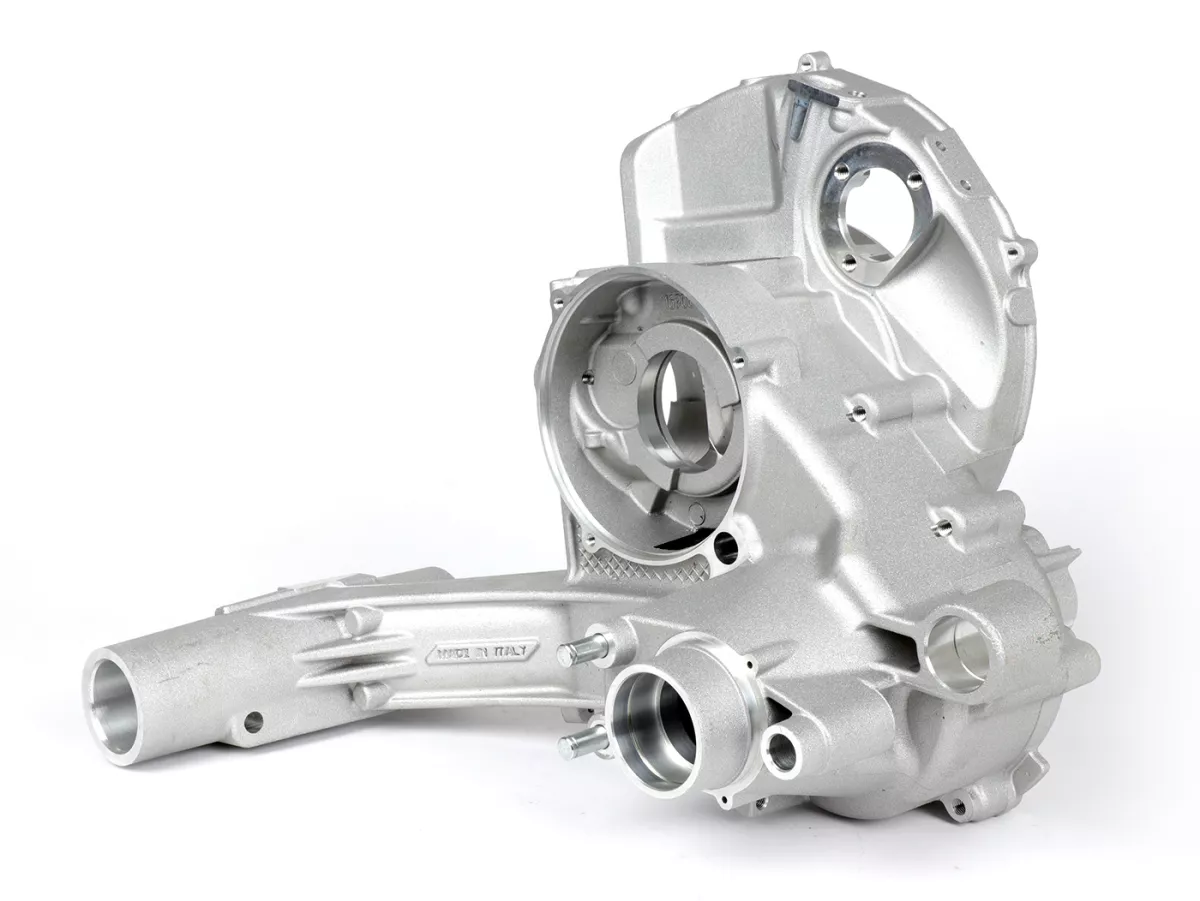 Cárter motor -MALOSSI VR-One, admisión por láminas (SOLO cárter motor, sin colector de admisión, sin bloque de láminas, sin cojinetes, sin silentblocs) - Vespa PX200 Elestart