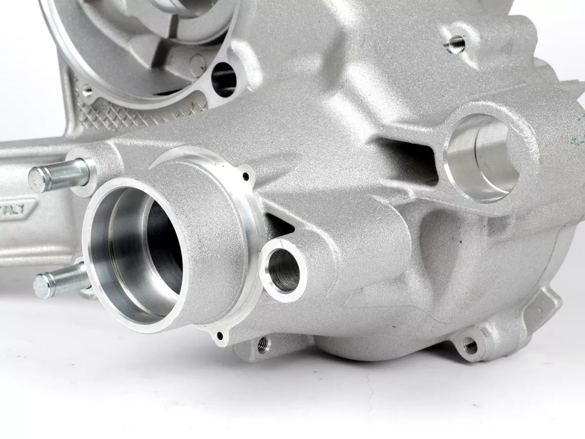 Cárter motor -MALOSSI VR-One, admisión por láminas (SOLO cárter motor, sin colector de admisión, sin bloque de láminas, sin cojinetes, sin silentblocs) - Vespa PX200 Elestart