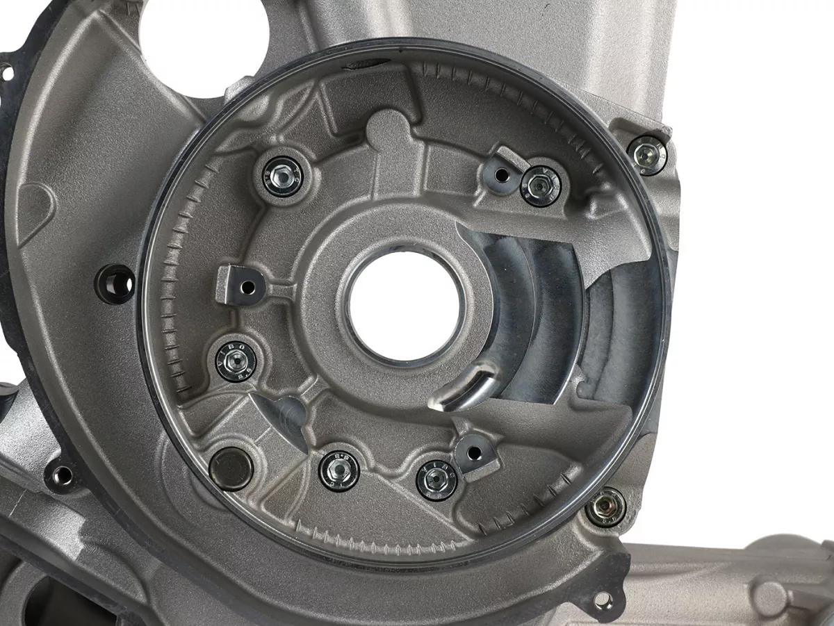 Engine casing -MALOSSI V-One, rotary valve- Vespa PX80, PX125, PX150, LML Star/Stella 125/150 Elestart