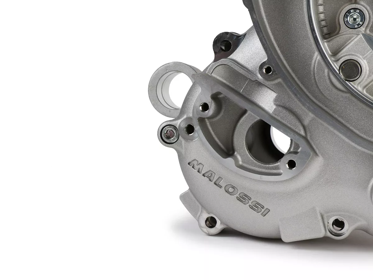 Engine casing -MALOSSI V-One, rotary valve- Vespa PX80, PX125, PX150, LML Star/Stella 125/150 Elestart