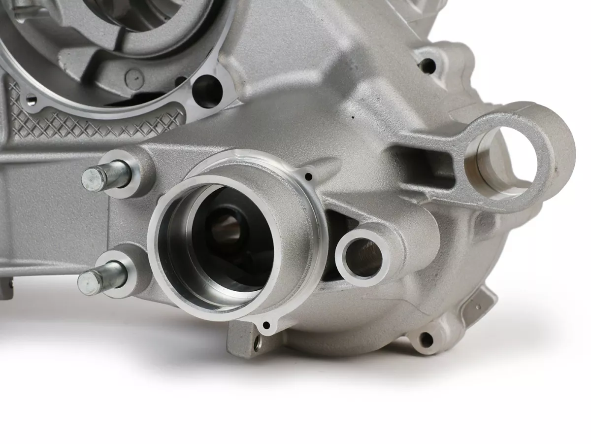 Engine casing -MALOSSI V-One, rotary valve- Vespa PX80, PX125, PX150, LML Star/Stella 125/150 Elestart