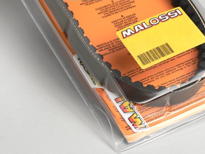 Correa trapezoidal -MALOSSI Aramid (826x20mm)- Piaggio 180-200 ccm Leader LC (carcasa corta)
