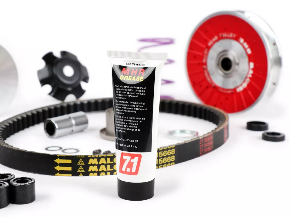 Kit variateur -MALOSSI Overrange MHR aluminium - Piaggio 50cc (1998-, carter long)
