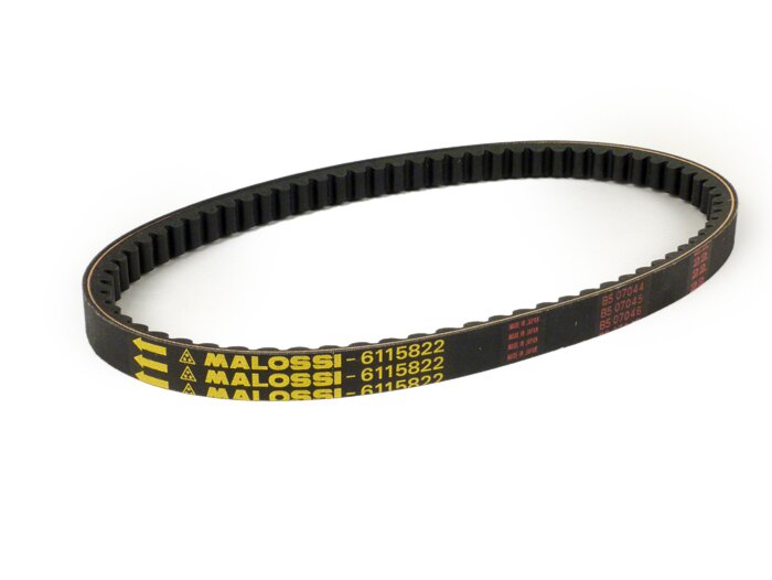 Correa trapezoidal -MALOSSI Aramid Overrange (782x18mm)- Carcasa Minarelli 50 ccm de largo